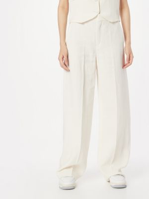 Pantalon plissé Drykorn blanc
