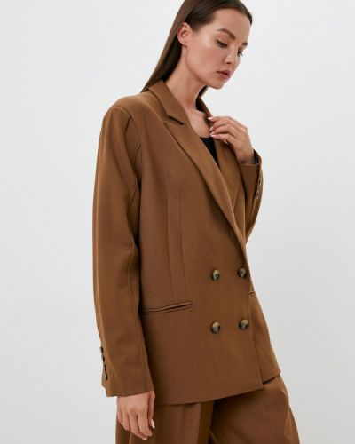 Пиджак Mad Daisy коричневый