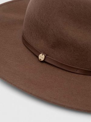 Vlněný klobouk Coccinelle hnědý