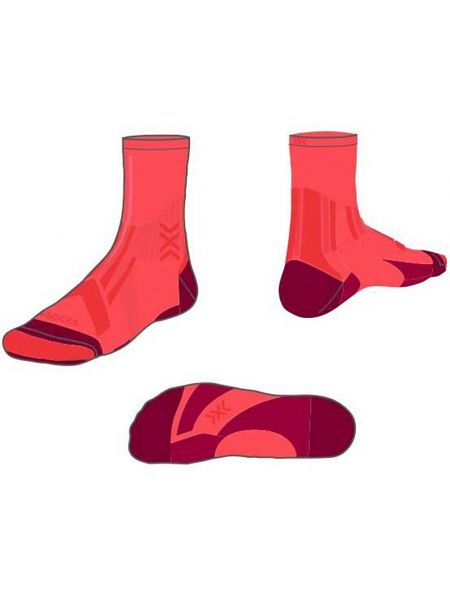 Бег носки X-socks красные