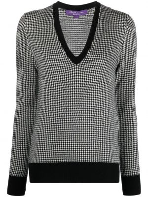 Пуловер с v-образно деколте Ralph Lauren Collection