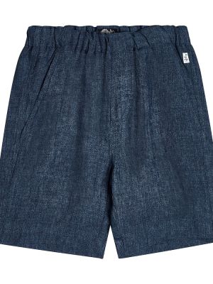 Linned bermudashorts for drenge Il Gufo grå