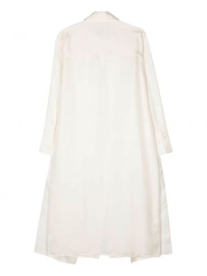 Hedvábné šaty Róhe bílé