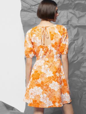 Платье Springfield оранжевое