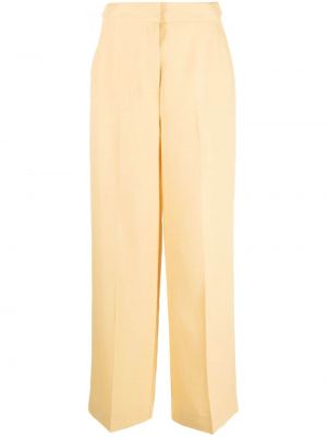 Pantaloni a vita alta Holzweiler giallo