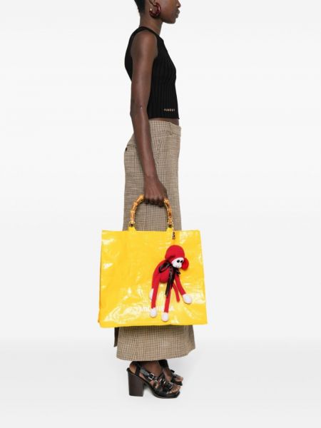 Shopper handtasche La Milanesa gelb