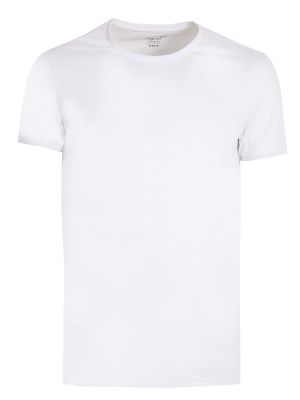 Biała koszulka z krótkim rękawem Top Secret