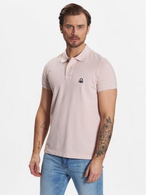 Polo slim United Colors Of Benetton rose