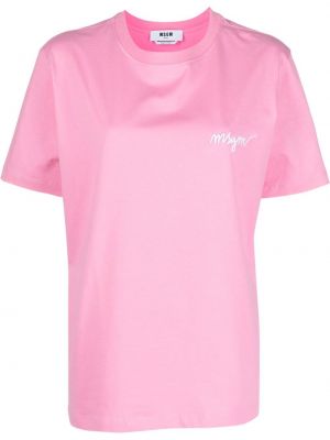 T-shirt Msgm rosa