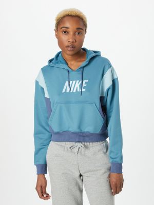 Пуловер с качулка Nike синьо