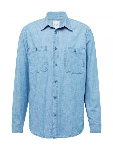 Rifľová košeľa Gap modrá