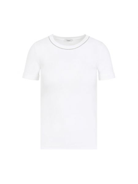 Biała koszulka Peserico