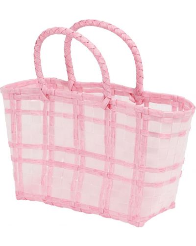 Átlátszó bevásárlótáska Glamorous rózsaszín