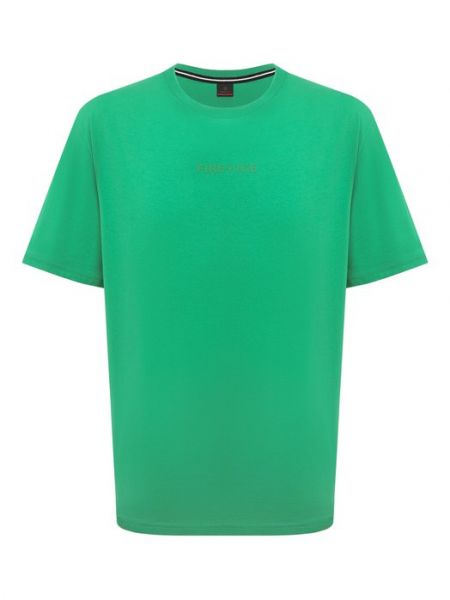 Хлопковая футболка Bogner Fire+ice зеленая