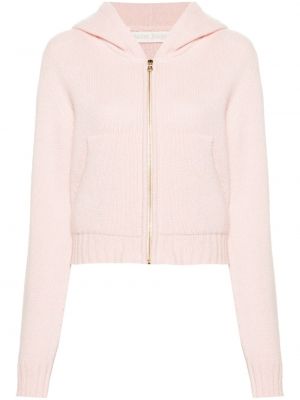 Siuvinėtas džemperis su gobtuvu Palm Angels rožinė