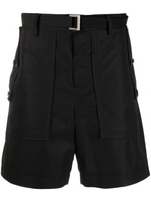 Shorts en coton Sacai noir