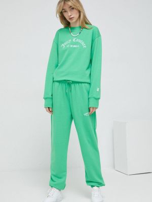 Juicy Couture pantaloni de trening a , neted - Verde
