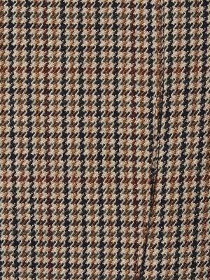 Mini falda de lana Vetements marrón