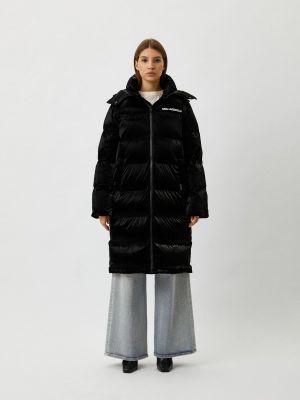 Черная утепленная куртка Karl Lagerfeld
