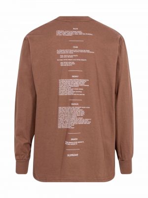 Sweatshirt mit print Supreme braun