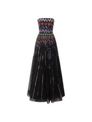 Платье с пайетками Jenny Packham - Черный