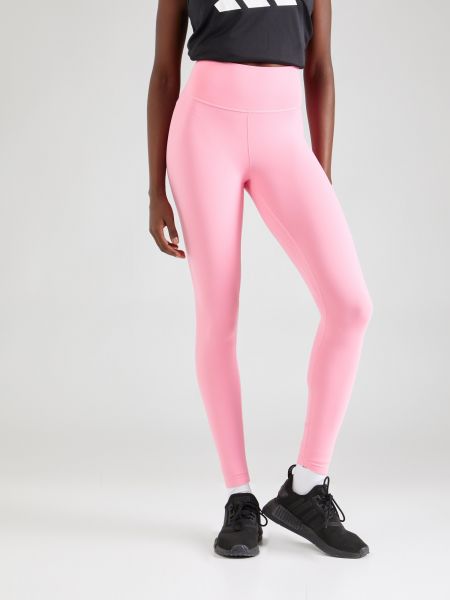 Tajice slim fit Adidas Performance ružičasta