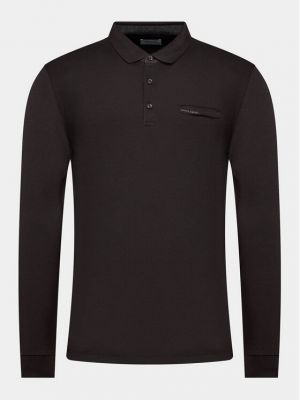 Polo majica Pierre Cardin črna