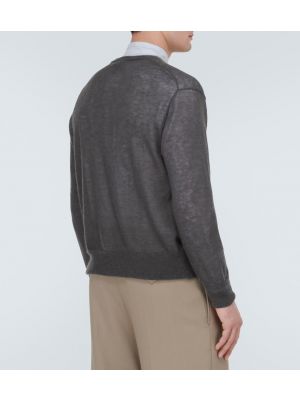 Džemper od mohera Auralee siva