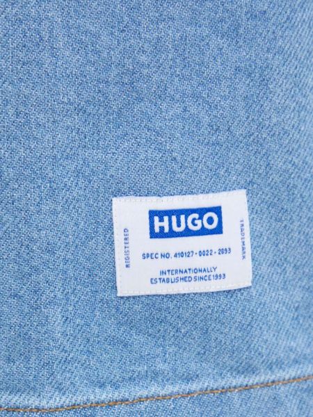 Koszula jeansowa relaxed fit Hugo Blue niebieska