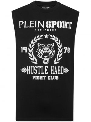 Памучна риза с принт Plein Sport