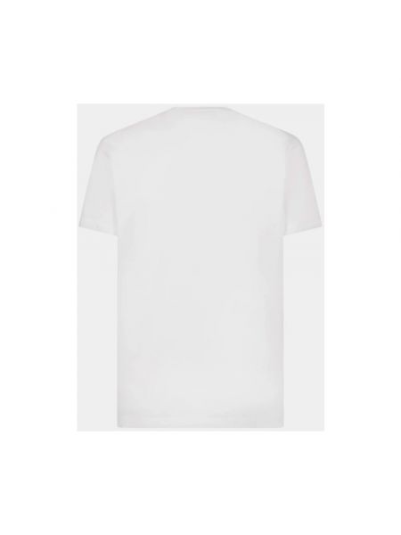 Koszulka z krótkim rękawem z okrągłym dekoltem Dsquared2 biała