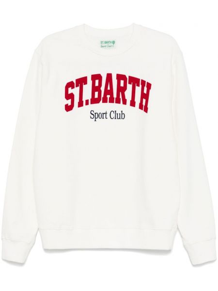 Crewneck collegepaita Mc2 Saint Barth valkoinen