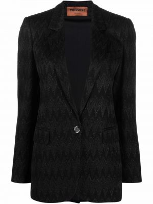 Lang blazer Missoni svart