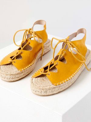 Žluté sandály Camaieu