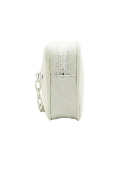 Bolso clutch de cuero retro Louis Vuitton Vintage blanco