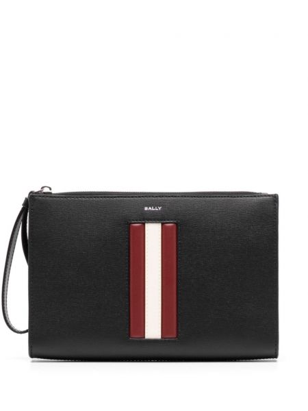 Læder clutch Bally sort