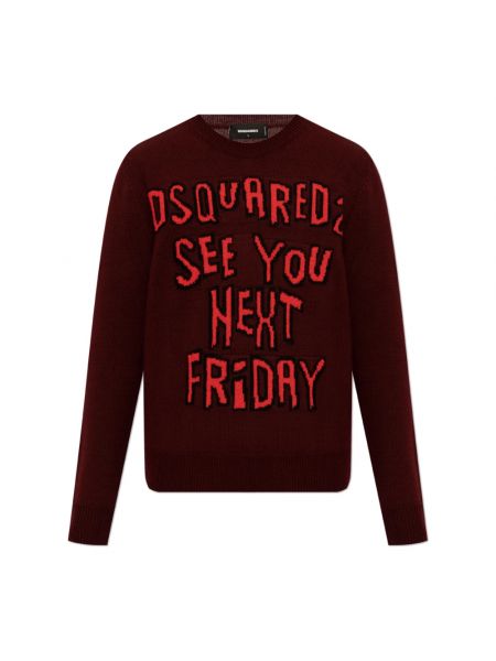 Pullover Dsquared2 rot