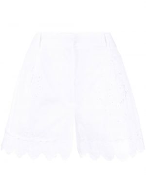Bavlnené šortky Simone Rocha biela