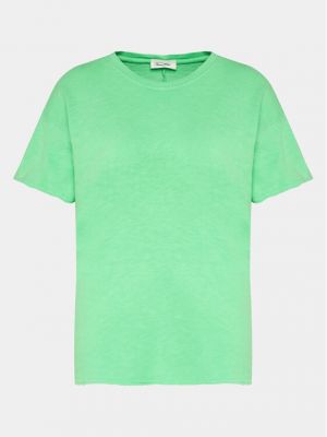 Priliehavé tričko American Vintage zelená