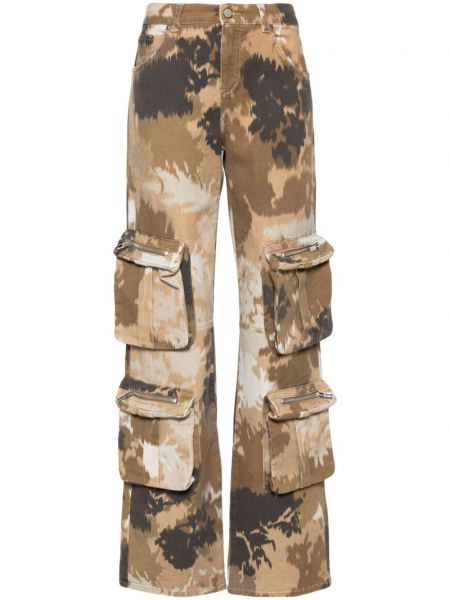 Pantaloni cargo camouflage Blumarine