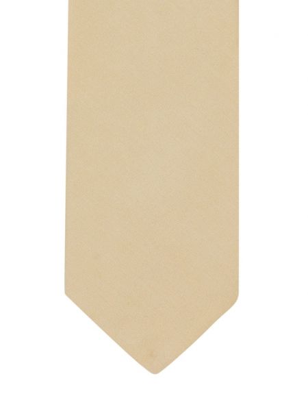 Bavlněná kravata Sandro béžová