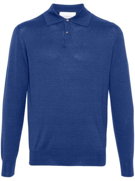 Seiden poloshirt Ballantyne blau