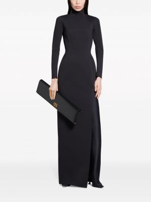 Přiléhavé večerní šaty Balenciaga černé
