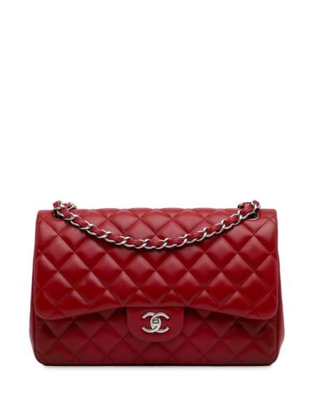 Чанта за ръка Chanel Pre-owned червено