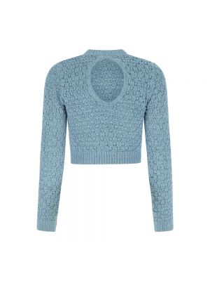 Sweter bawełniany Rotate Birger Christensen niebieski