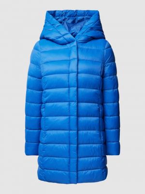 Płaszcz z kapturem Vero Moda Outdoor niebieski