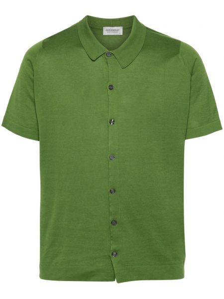 Košeľa John Smedley zelená