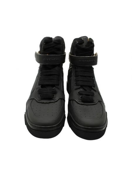 Sneakersy skórzane Givenchy Pre-owned czarne