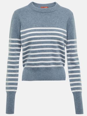 Sweter z kaszmiru w paski Altuzarra niebieski