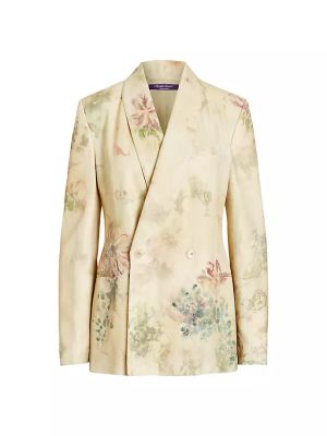 Пиджак в цветочек Ralph Lauren Collection